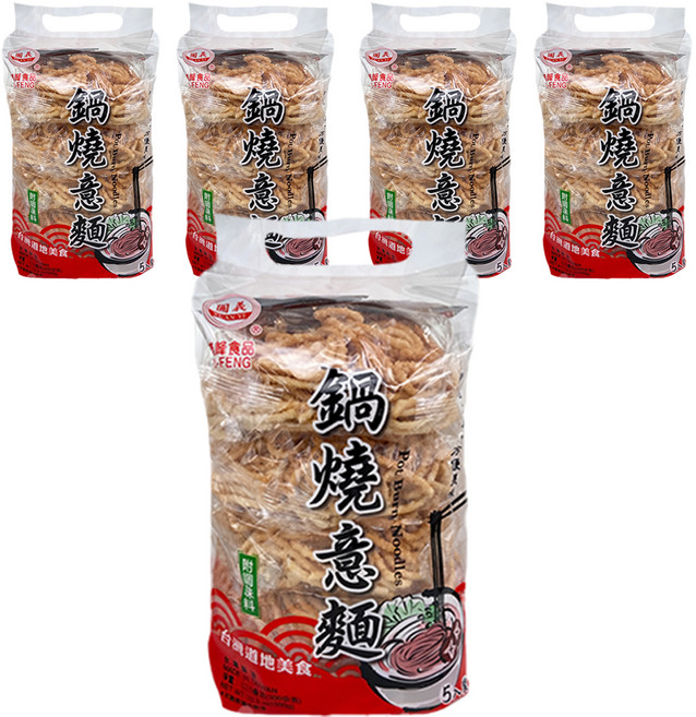 義峰食品 海鮮風味鍋燒意麵, 300g, 5袋