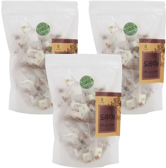 자연애 도라지차, 1g, 50개입, 3개