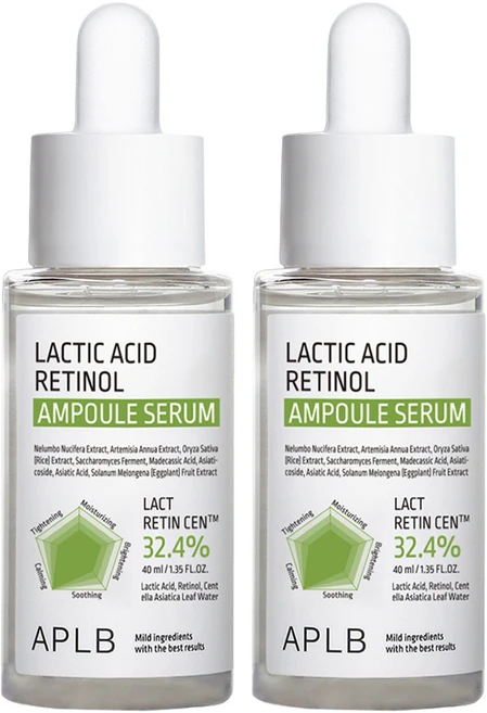 APLB 젖산 레티놀 앰플 세럼, 40ml, 2개 - 쿠팡
