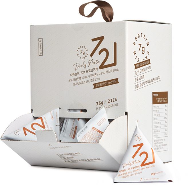 Box 착한습관 프로틴견과, 525g, 1박스