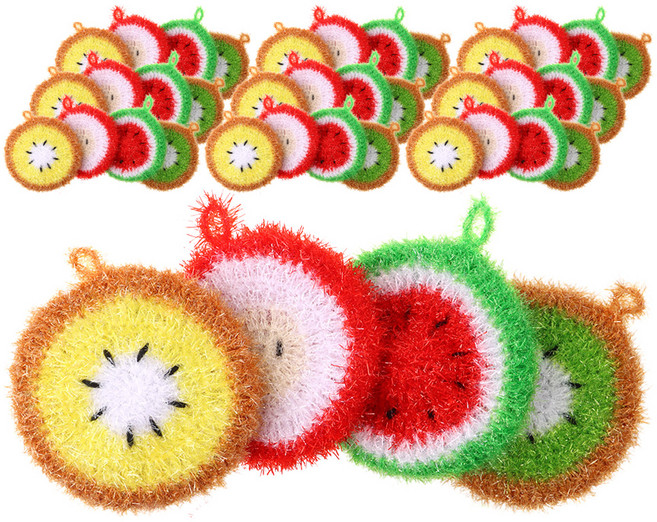 코코스토리 손에착 2겹 과일수세미 4종 x 2p 세트, 8개입, 5세트