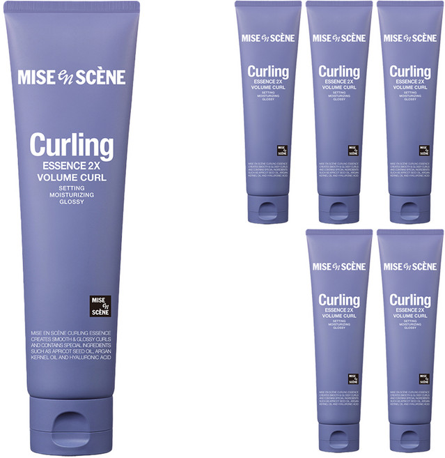 미쟝센 컬링 에센스 2X 볼륨컬, 6개, 150ml