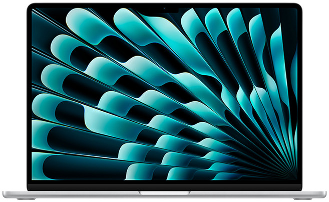 Apple 맥북 에어 15 M3칩, 실버, 2TB, 16GB, MAC OS, Z1GE00013, 한글