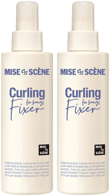 mise en scene 魅尚萱 捲翹霧感豐盈定型噴霧, 200ml, 2個