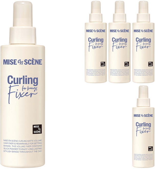 mise en scene 魅尚萱 捲翹霧感豐盈定型噴霧, 200ml, 5個