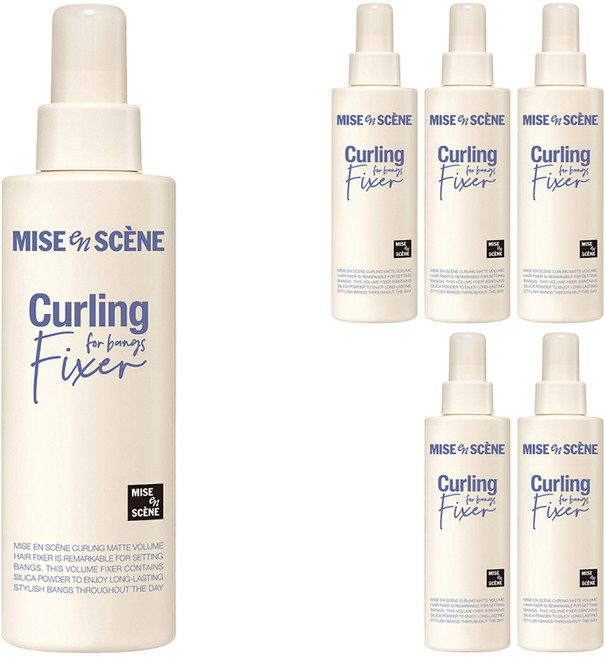 mise en scene 魅尚萱 捲翹霧感豐盈定型噴霧, 200ml, 6個