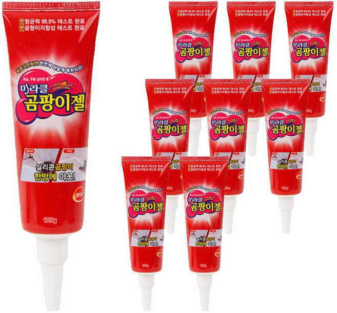 한국미라클피플 미라클 곰팡이젤, 120g, 9개