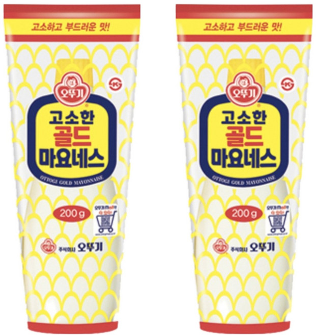 오뚜기 고소한 골드 마요네스, 200g, 2개