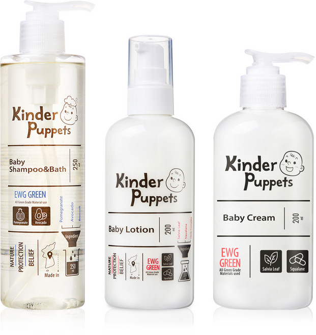 킨더퍼페츠 건강한 피부 맞춤세트, 1세트