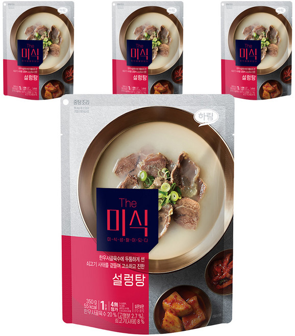 더미식 설렁탕, 350g, 4개