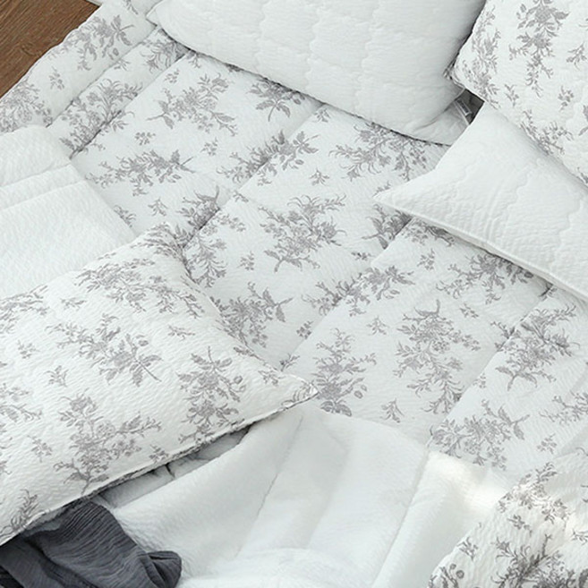 포휴즈 시어서커 리플 토퍼, GRAY