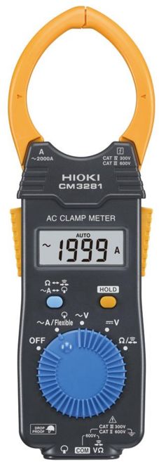 HIOKI 日置電機 數位鉗形測試儀 CM3281 4166456, 1個