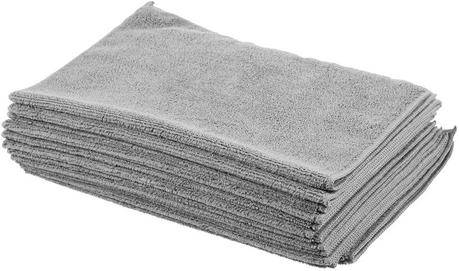 코멧 베이직 극세사 차량용 청소타월 그레이, 12개