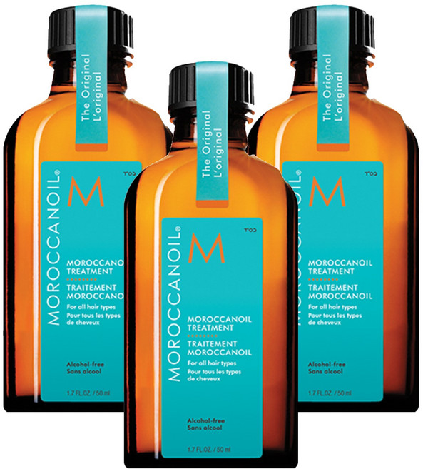 MOROCCANOIL 摩洛哥優油 護髮油, 50ml, 3瓶