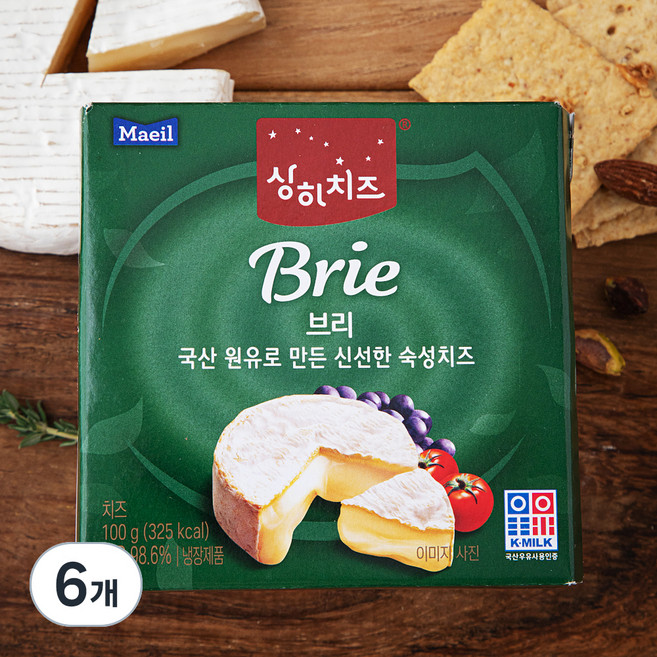 상하치즈 브리치즈, 100g, 1개입, 6개