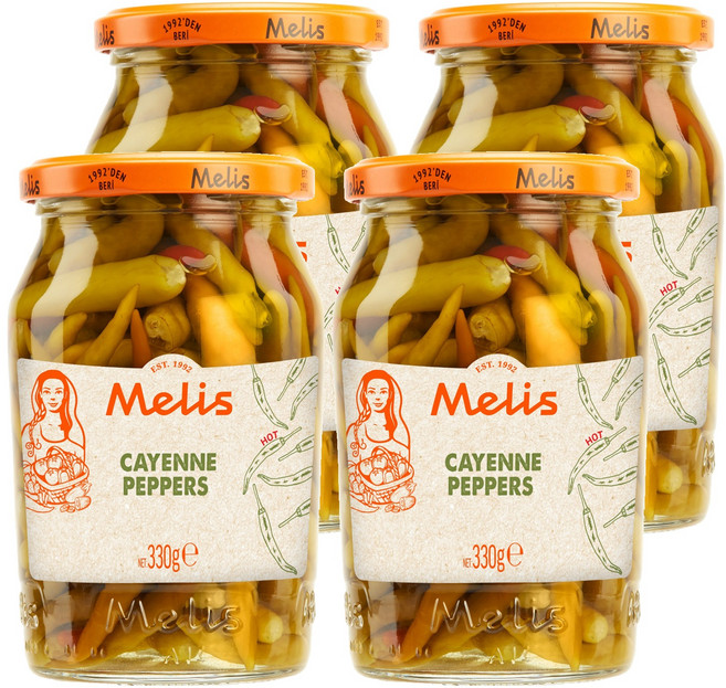 멜리스 핫케이엔 페퍼, 4개, 330g