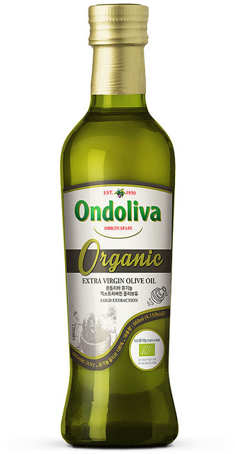 온돌리바 유기농 엑스트라버진 올리브유, 500ml, 1개