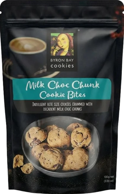 바이런베이쿠키스 밀크 초코 청크 쿠키, 1개, 100g - 쿠팡