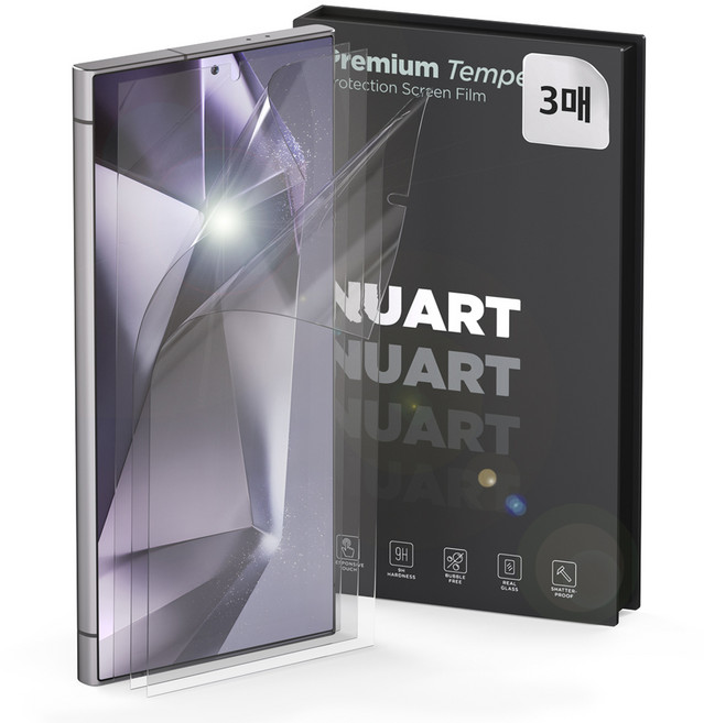 누아트 프리미엄 TPU EPU 코팅 액정보호필름 3개입, 1세트