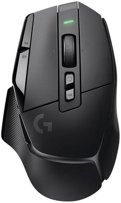 logitech G 羅技G G502 X LIGHTSPEED 無線高效能遊戲滑鼠, MR0089, 岩石黑