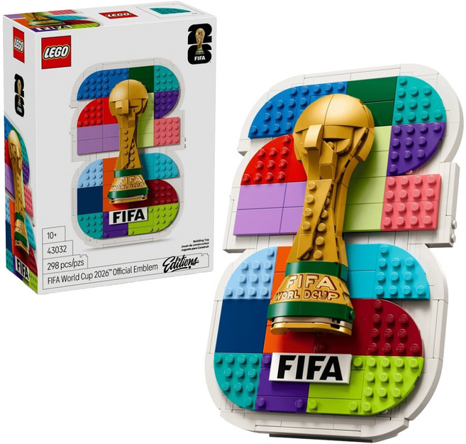 LEGO 運動主題 FIFA World Cup 2026 Official Emblem 世界盃官方會徽 43032, 1個