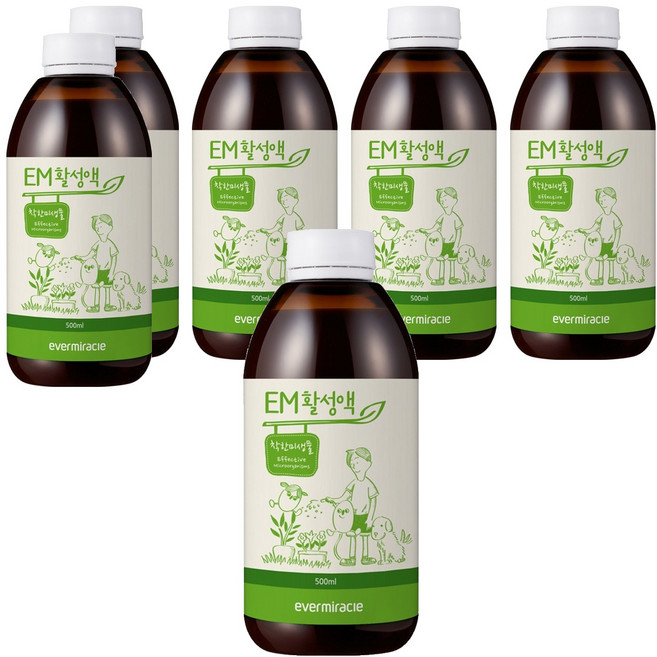 에버미라클 EM 활성액, 500ml, 6개