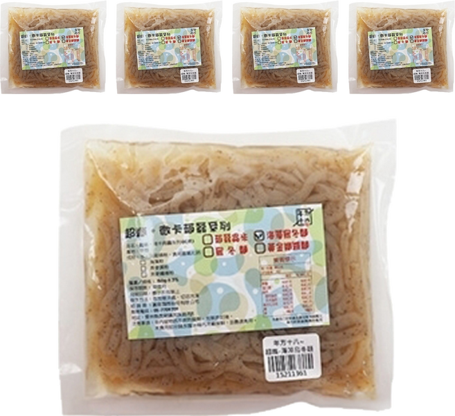 年方十八 微卡即食蒟蒻海藻烏龍麵, 5個, 150g