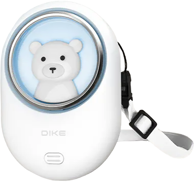 DIKE 多功能頸掛式風扇, DUF401, White