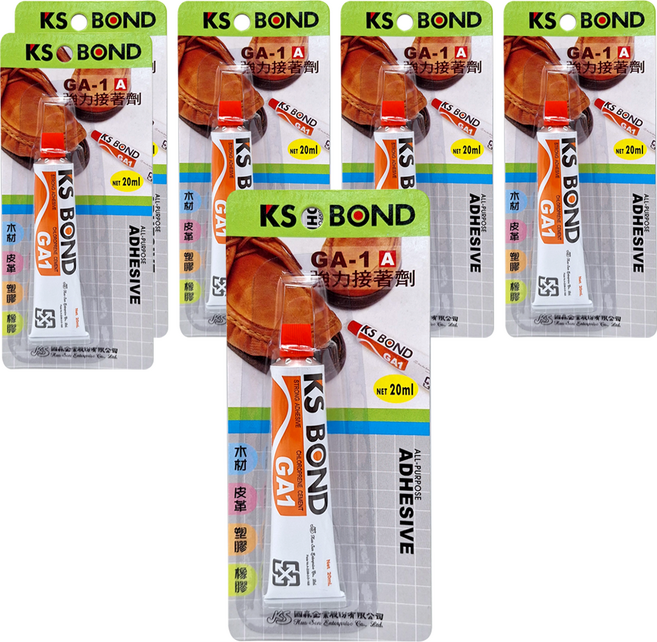KS BOND 強力接著劑 GA-1 20ml, 6個