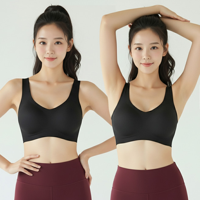 韓國 arua arua 胸墊一體成型無痕內衣 2件組