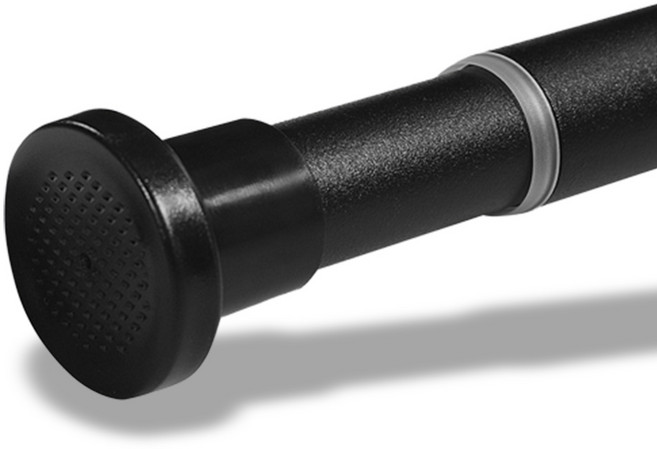 하이어데코 초강력 길이조절 못없이 간편설치 압축봉, 블랙