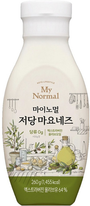 마이노멀 저당 마요네즈, 260g, 1개