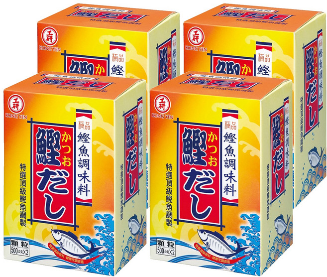 KONG YEN 工研 鰹魚調味料, 1kg, 4盒