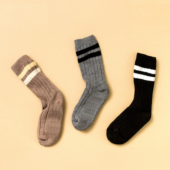 폴프랜즈 아동용 원사이즈 양말 3켤레 세트 크리스