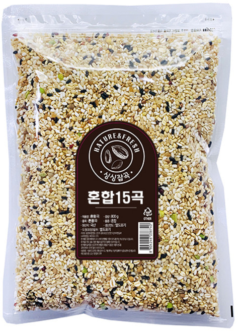 월드그린 혼합 15곡미, 800g, 1개