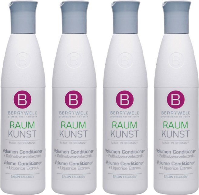 BERRYWELL 볼륨 헤어 컨디셔너, 250ml, 4개