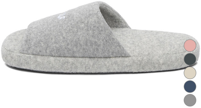 LECAF 毛巾布拖鞋 LE5Q004, 灰色, 230