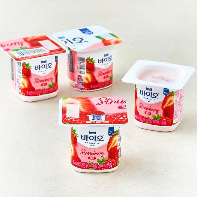 매일바이오 딸기 요거트, 340g, 1개