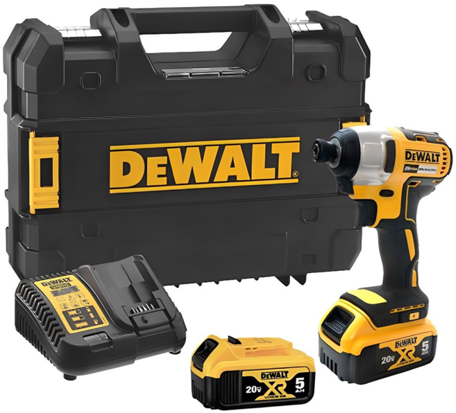 디월트 브러쉬리스 임팩 드라이버 베어툴 + 배터리 2p 세트 DCF7871P2, 1세트