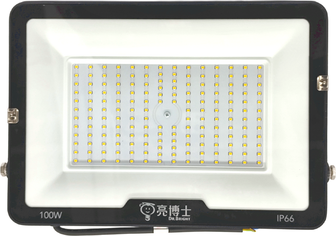 Dr.Bright 亮博士 防水 LED超薄投光燈 339 x 230 x 31mm 100W 自然光, 1個