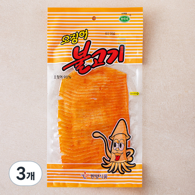 한양식품 오징어 불고기, 50g, 3개