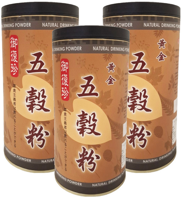 御復珍 黃金五穀粉 純素食, 600g, 3罐