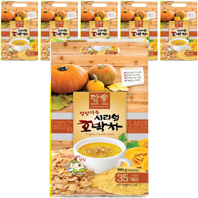 담울 시리얼 호박차, 20g, 35개입, 6개