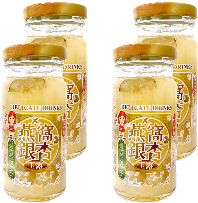 極品燕窩銀杏玉露, 140g, 4罐