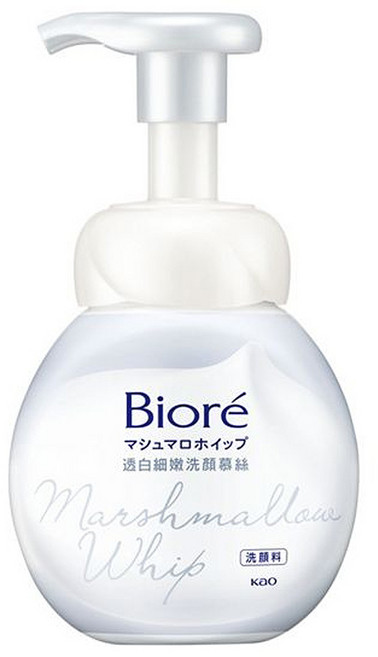 Biore 蜜妮 台灣公司貨 洗顏慕絲 透白細嫩, 160ml, 1瓶