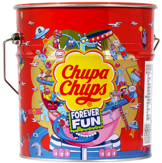 츄파춥스 팝아트틴 150개입, 1.65kg, 1개