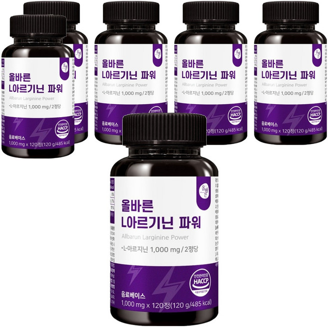 ALL-BARUN 左旋精胺酸錠 120g, 120錠, 6罐