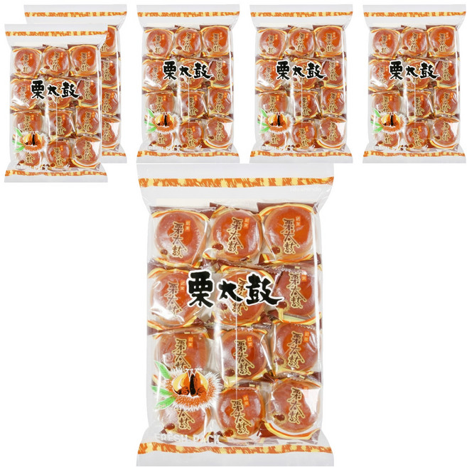 日新堂 栗太鼓, 228g, 6包
