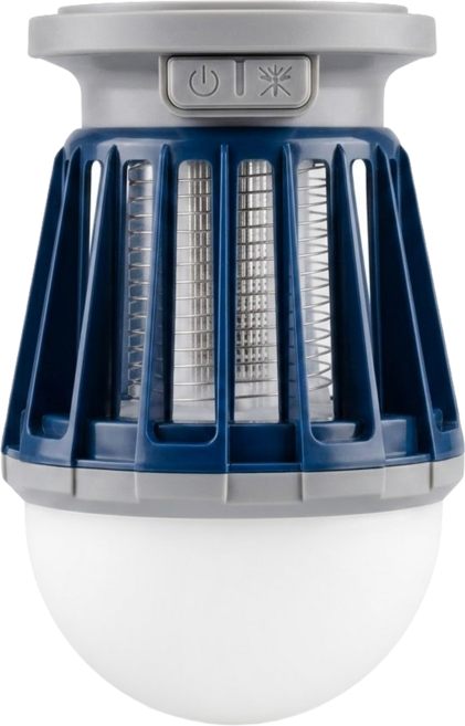 Kinyo USB太陽能兩用捕蚊燈 藍色, KL-6052