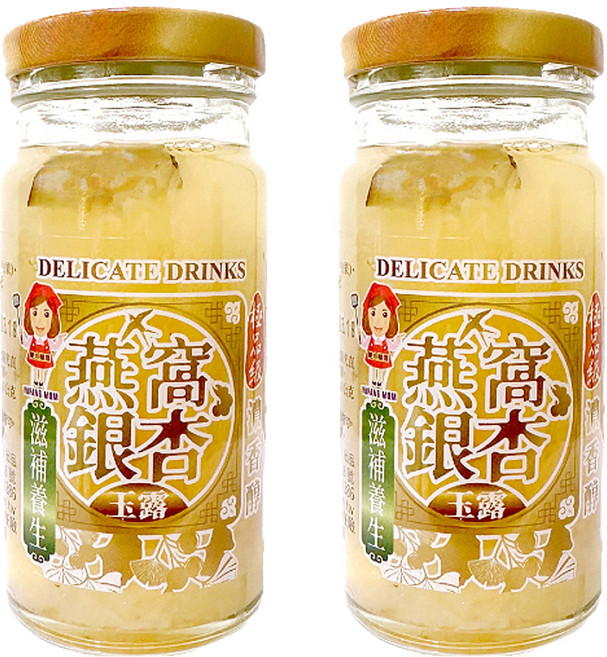 極品燕窩銀杏玉露, 140g, 2罐